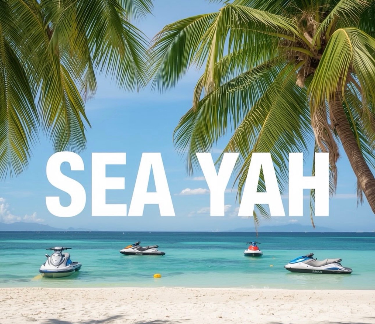 Jet ski rider on open water during Sea Yah rental experience